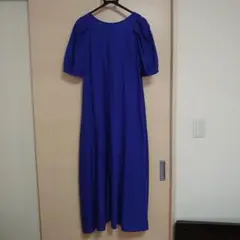 earth music &ecology 半袖ワンピース ブルー
