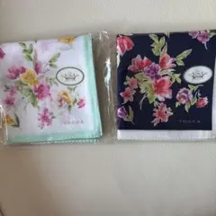 TOCCA 花柄ハンカチ 2枚セット