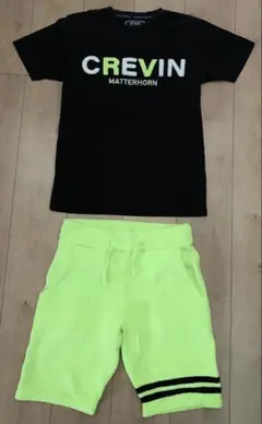 RTEG CREVIN 蛍光色 Tシャツとショートパンツセット S
