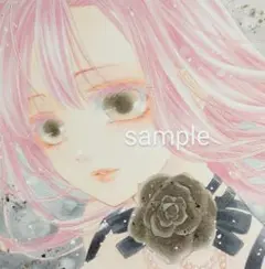 手描きイラスト 女の子 コピック