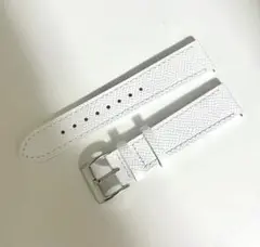 新品未使用 ホワイト レザー 時計ベルト 20mm クイックチェンジ 腕時計