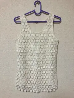 花柄レース・タンクトップ