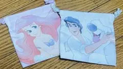ディズニーストア　きんちゃく　アリエル　エリック