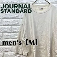 H5【JOURNAL STANDARD】七部袖シャツ【メンズM】アイボリー