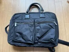 更に値下 3WAYビジネスバッグ ナイロン素材 ブラック