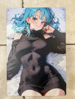 ブルマ ブリキ看板 9