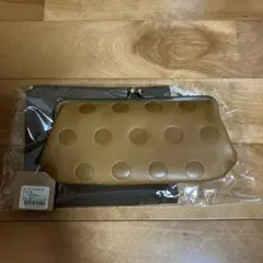 新品未使用　kanmi 魔法の水玉もよう「キャンディ ロングがま口ウォレット」