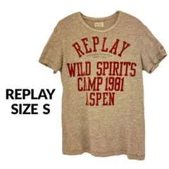 REPLAY リプレイ グレー Tシャツ サイズ S
