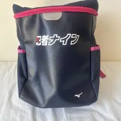 忍者ナイン リュックサック ネイビー ピンク