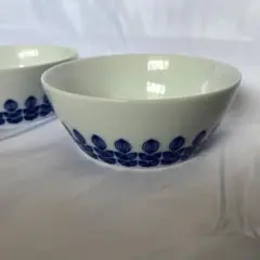 白山陶器　HAKUSAN 青葉紋 シリアルボール 2個セット
