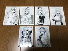 五等分の花嫁 特典イラストカード6枚セット