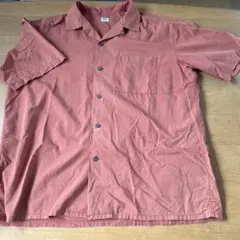 UNIQLO 半袖シャツ Lサイズ オレンジ