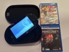 PSVITA本体PCH-2000 ブラック(ソフト2本付き)