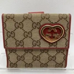大人気!グッチ/GUCCI レザー 2つ折財布 レディース ウォレット