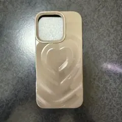 iPhone16proハートモチーフ ソフトケース