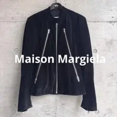 GW限定セール！02SS マルタンマルジェラ ハの字 スエード ライダース 46 Martin Margiela マルジェラ ハの字ライダース スエード46