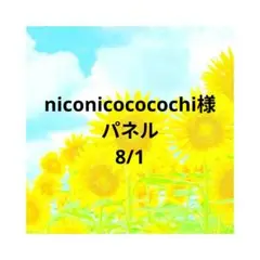 niconicococochi様　パネル　8/1