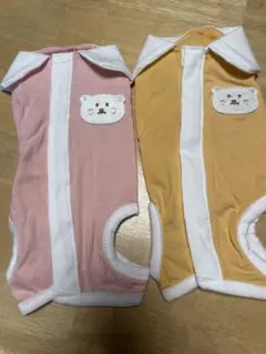 choco pet 襟付きペット術後服 2色セット