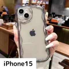 スマホケース　クリアブラック　おしゃれ 【残りわずか♡】iPhone15
