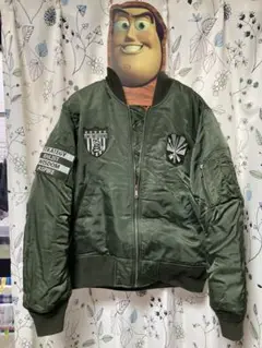 MA-1 タイプ　フライトジャケット オリーブグリーン（落札者の未払いで再出品