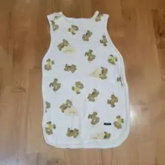 クマ柄　薄手ガーゼ　スリーパー 80cm