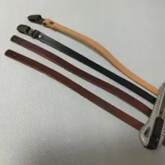 レザー持ち手4本セット 約40cm