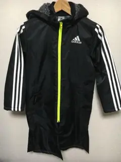 アディダス 130 ベンチコート ボア ロング サッカー フットサル