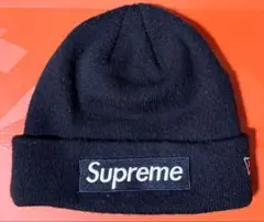 Supreme box logo beanie black