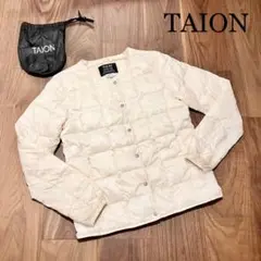 TAION タイオン☆インナーダウンジャケット☆ホワイト Sサイズ