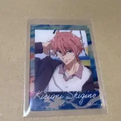 【匿名配送】Free! オケコン チェキ風クリアカード 鴫野貴澄　オーロラ