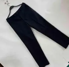 UNIQLO スラックス テーパード ウエスト 82cm ポリエステル ネイビー