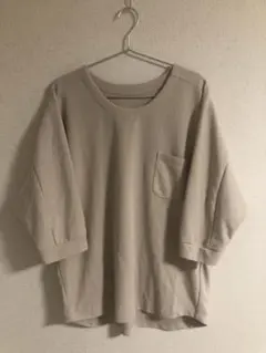 YANTOR ワッフルT ベージュ　L