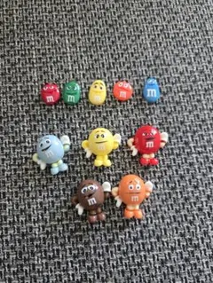 m&m's　デコパーツ　大小10個セット