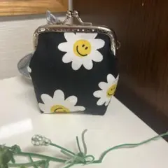 がま口財布　ポーチ　ハンドメイド