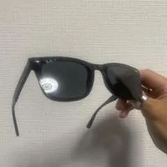 Ray-Ban グレー サングラス レザーケース付き