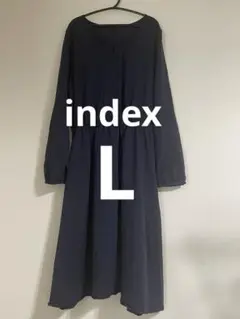 【index】ワンピース L ネイビー