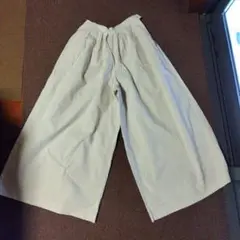 Urban Research ホワイト ガウチョパンツ