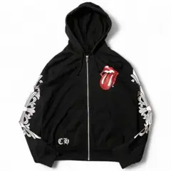希少品◆コラボ◆Chrome Hearts ローリングストーンズ パーカー CHROME HEARTS クロムハーツ ローリングストーンズ コラボ