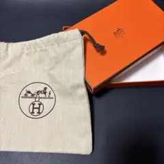 エルメス 空箱 保存袋 巾着　約21×21