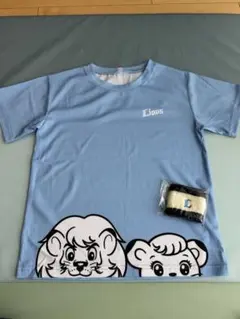 埼玉西武ライオンズ　キッズ冷感Tシャツ 130 レオ・ライナ＋リストバンド