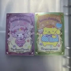 サンリオキャラクター　カード　マイスウィートピアノ ポムポムプリン