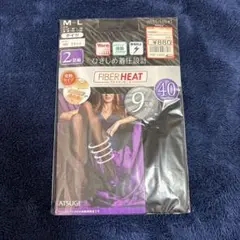 ATSUGI FIBERHEAT 40デニール M-L タイツ