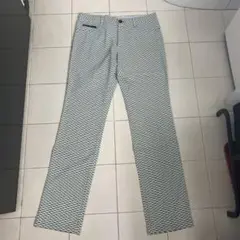 美品　Callaway 幾何学模様 ストレートレッグパンツ