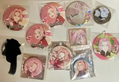 NARUTO 春野　サクラ　缶バッジセット