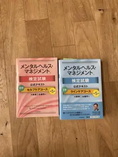 メンタルヘルス・マネジメント検定試験 公式テキスト2冊　セルフケア　ラインケア