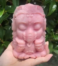 ☆希少品☆最強願望成就効果あり☆ピンクのガネーシャ様の幸福の贈り物☆