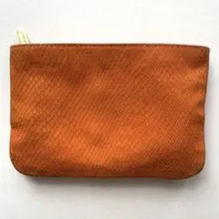 LOEWE ポーチ 小物入れ パイソン風 総柄 オレンジ