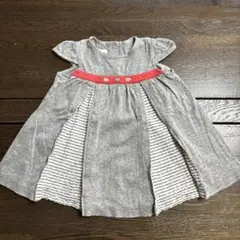最終値下げ☀︎Family フレアワンピース グレー 80