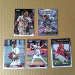 topps アトランタ・ブレーブス5枚まとめ売り セット