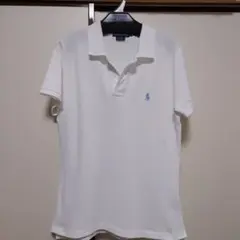Ralph Lauren スキニーフィット ポロシャツ L ホワイト